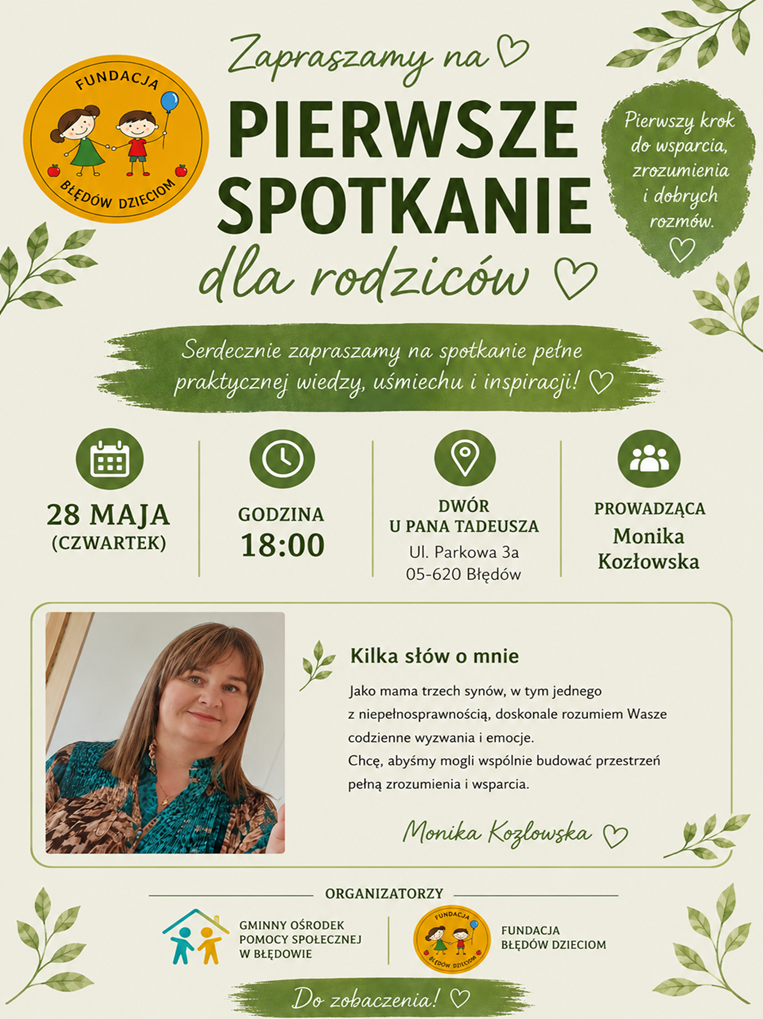 Spotkanie dla rodzic&oacute;w