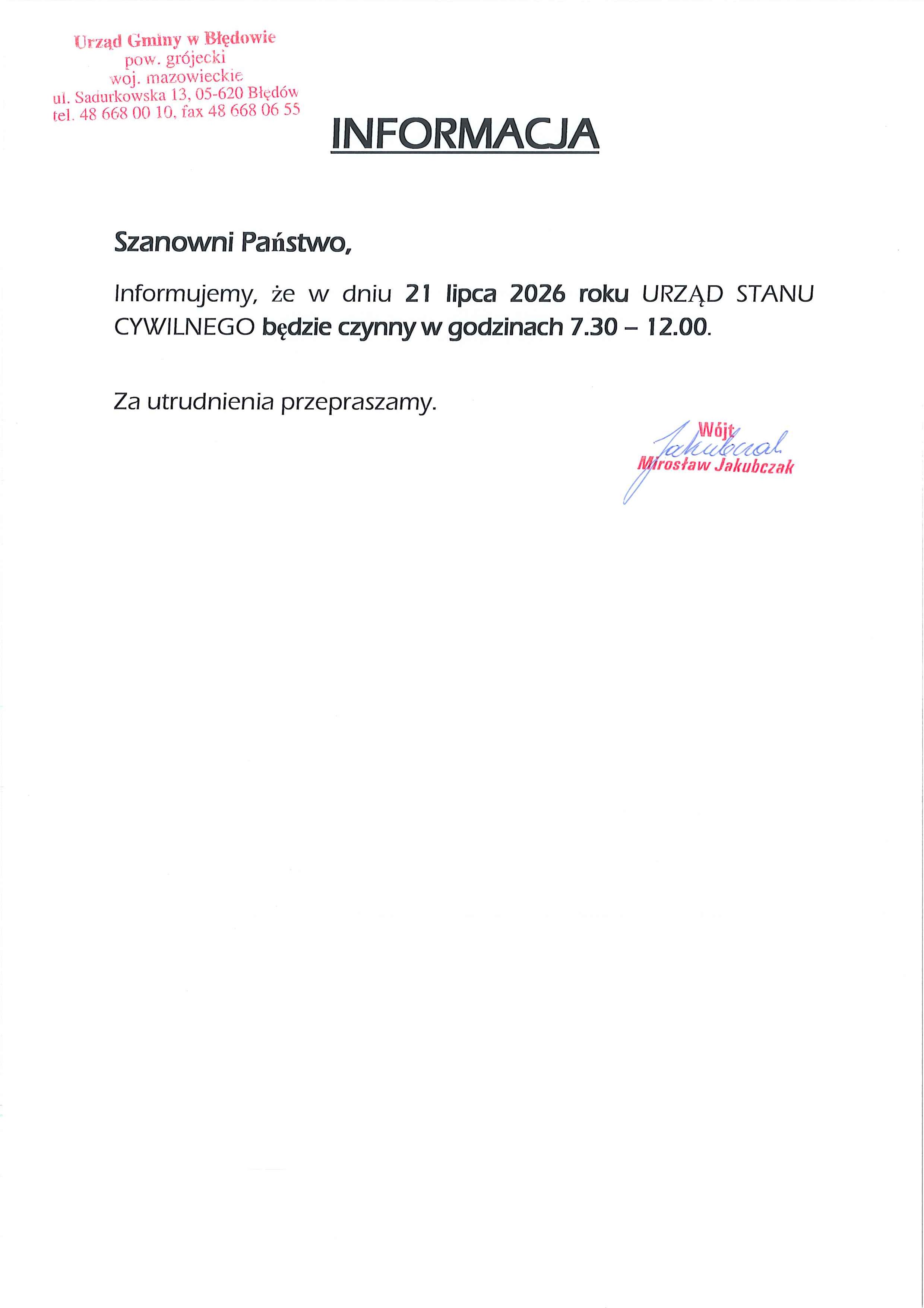 informacja