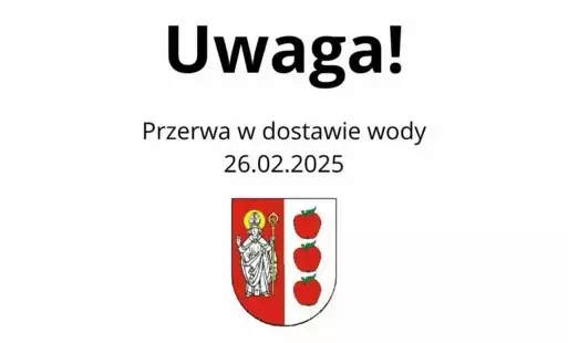 Zdjęcie do Przerwa w dostawie wody - 26.02.2025 Błęd&oacute;w i okolice