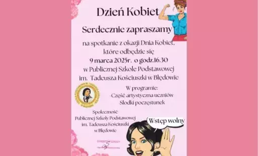 Zdjęcie do Dzień Kobiet w PSP im. Tadeusza Kościuszki w Błędowie