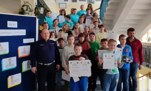 Zdjęcie do Eliminacje powiatowe XLVI Og&oacute;lnopolskiego Turnieju Bezpieczeństwa w Ruchu Drogowym