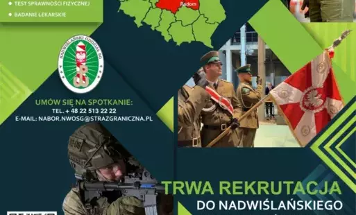 Zdjęcie do Nadwiślański Oddział Straży Granicznej - nab&oacute;r