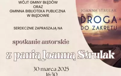 Zdjęcie do Spotkanie autorskie z panią Joanną Strulak